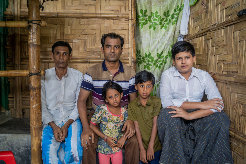 Rohingya family