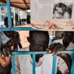 Dresses and suits of the care team at the MSF hospital in Aweil, South Sudan. 2017.