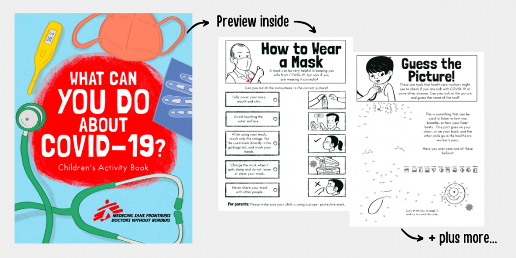 Covid-19 children's activity book