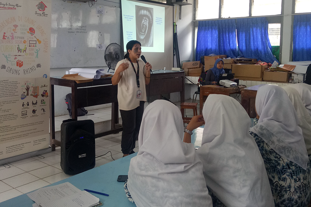 Adolescent mental health education at Senior High School