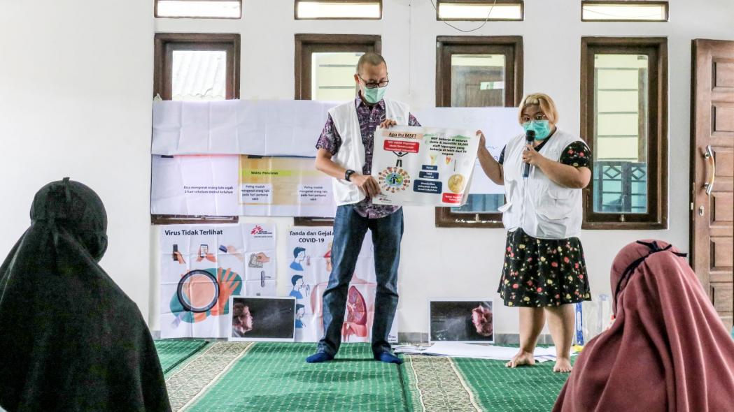 The MSF medical team introduced MSF to the participants. This training was attended by the adolescents of the village. © Sania Elizabeth/MSF
