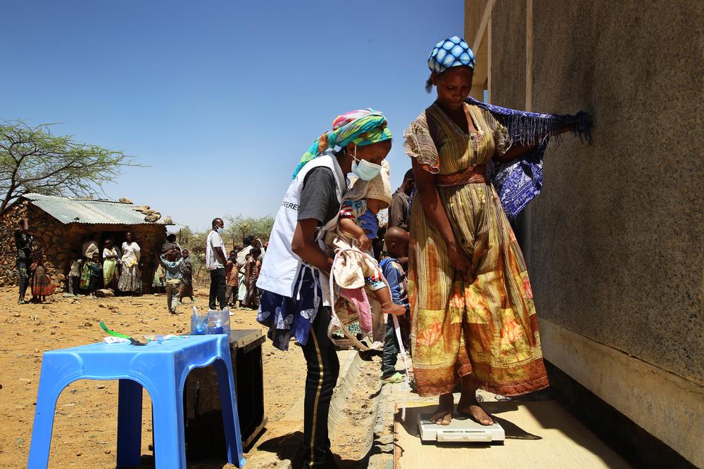 consultations on pregnant women, children, emergency cases, Adiftaw, in the northern Ethiopian region of Tigray