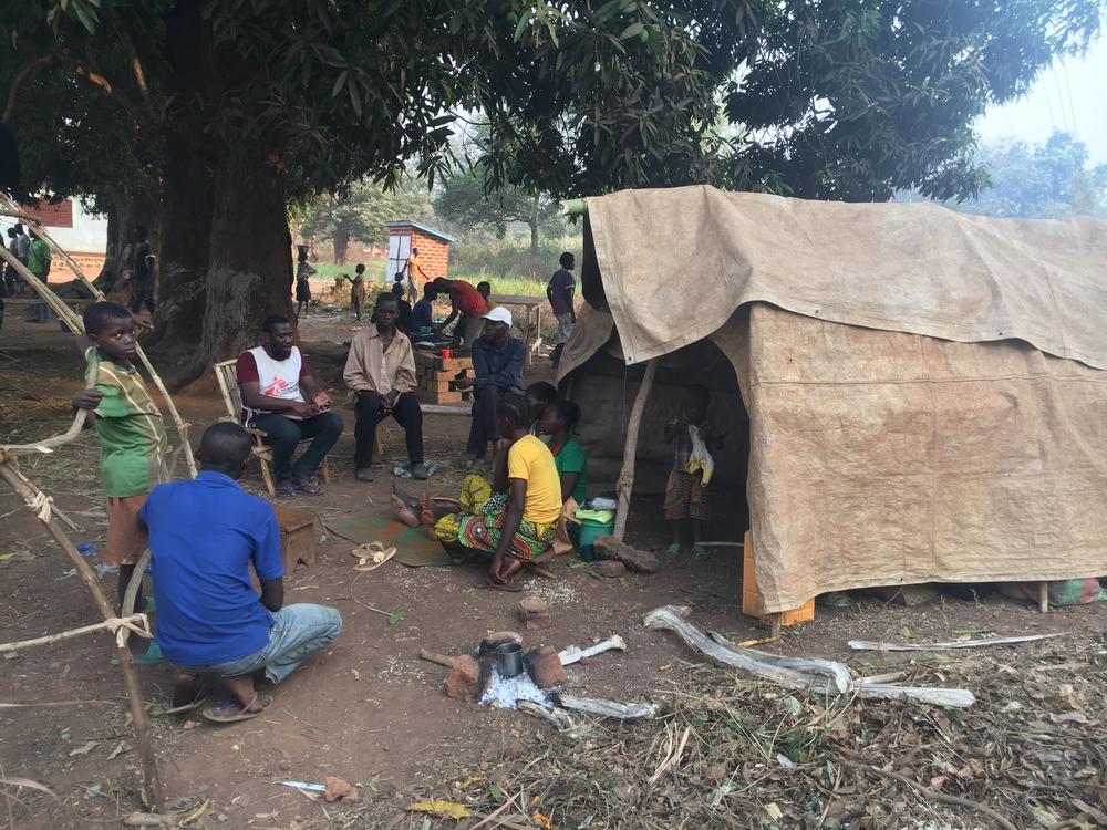 MSF set up a mobile clinic in Grimari