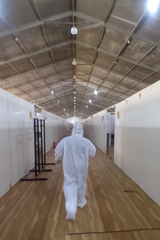 Doctors Without Borders/MoH co-managed Dedicated COVID Care Centre in BKC, Mumbai