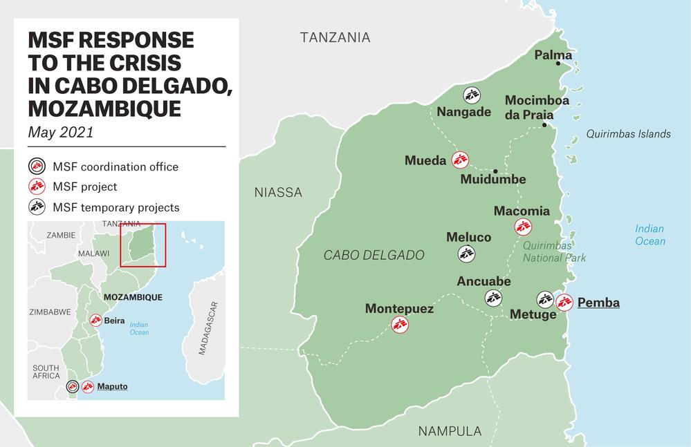 Mozambique map