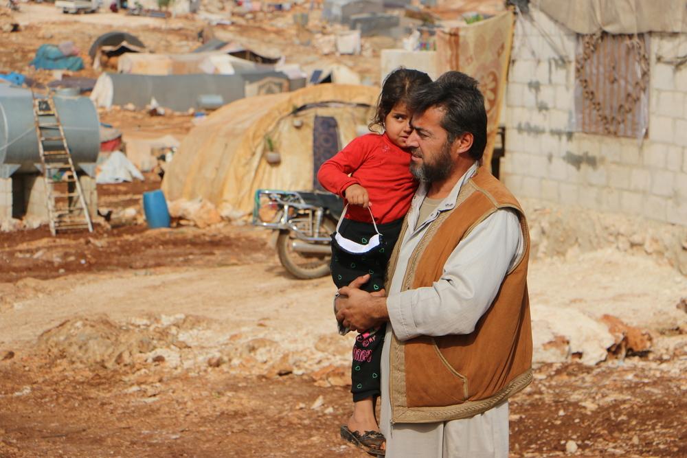 Chahine Ziadeh, a resident of Fan Al-Shemali camp in Idlib governorate.