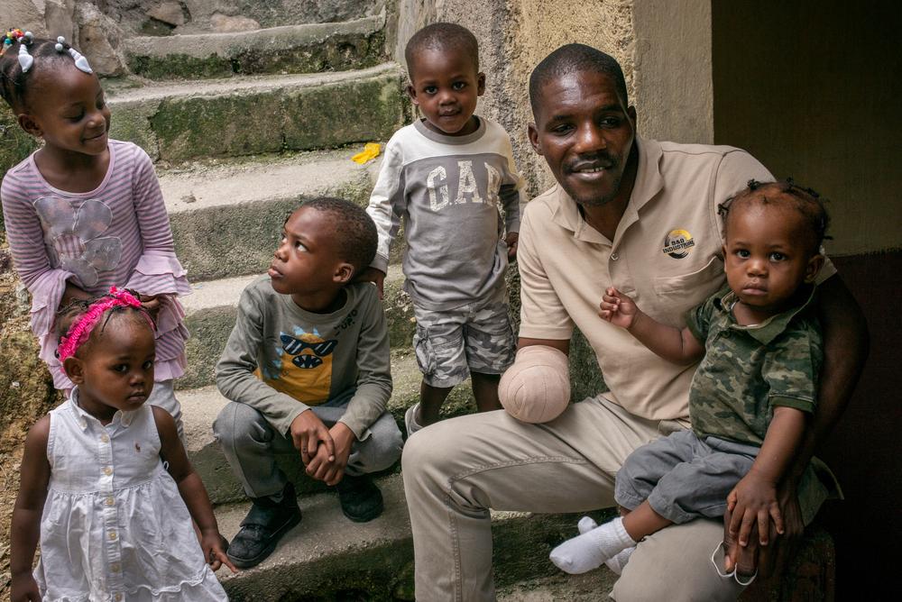 HAITI: Wilfrid was getting back home from work in Tabarre in October 2020, when fighting between gangs started.