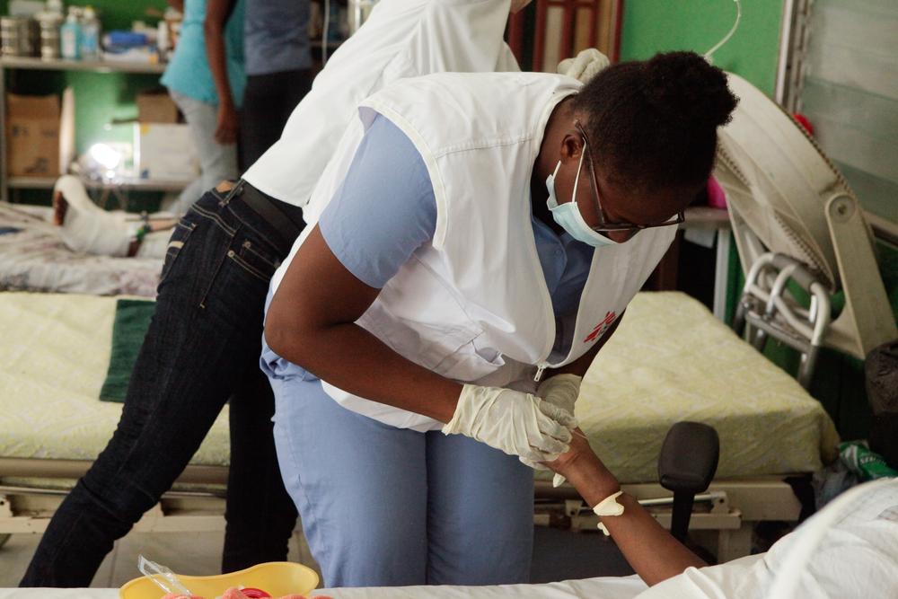 Immaculate Conception Hospital, Les Cayes, Haiti. September, 2021. © Alexandre Michel/MSF