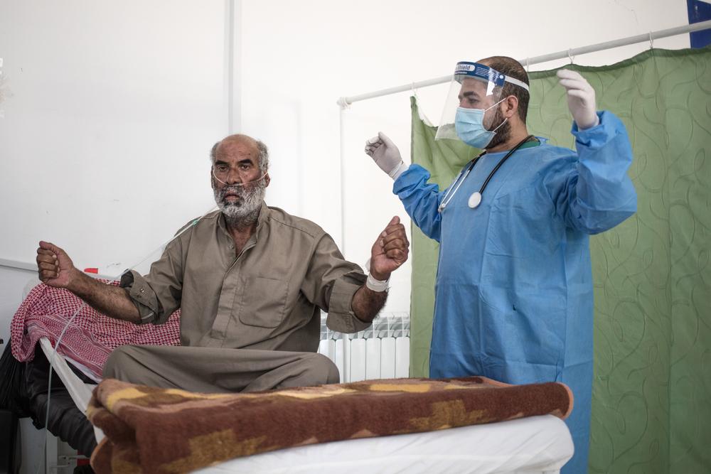 Northeast Syria COVID-19 | Hassakeh Hospital Mr. Ali Testimony June 2021 © Florent Vergnes