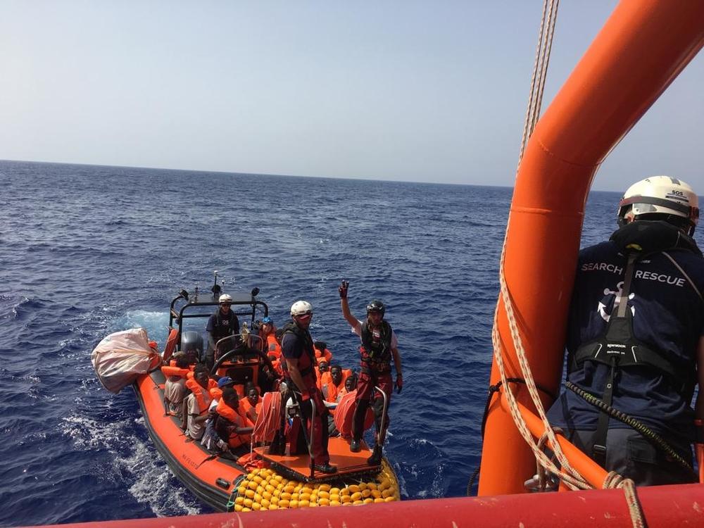 Ocean Viking rescue 9 August