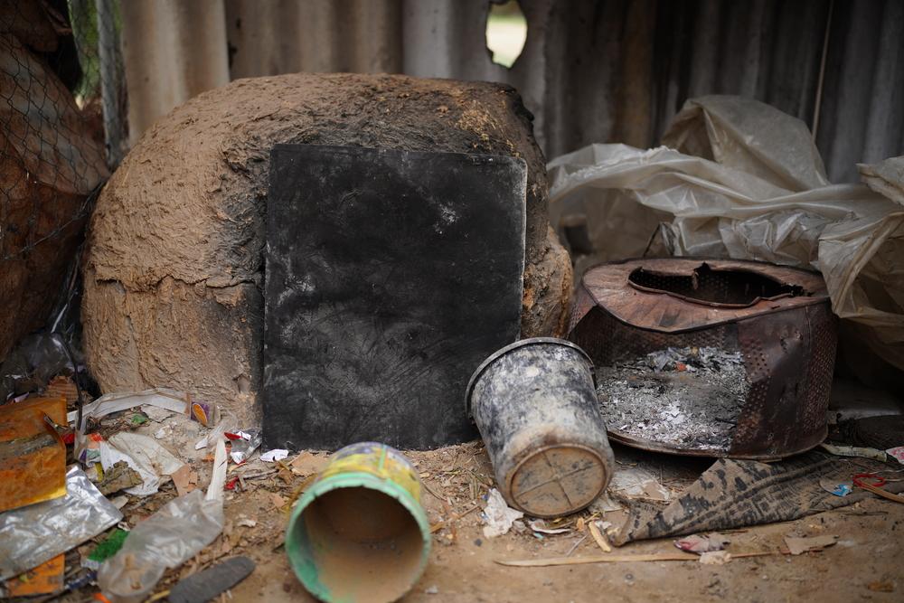 A cooking space where a four-year-old Nabeel accidently burned his back while his grandmother Sana was baking bread. It took them an hour to reach a hospital by horsecar as Nabeel’s family could not afford to hire a taxi.