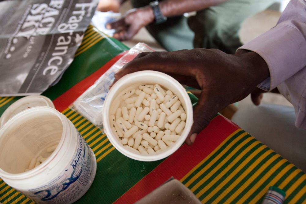 Succimer (the medicine used for chelation therapy) at MSF's "Mango Clinic." 