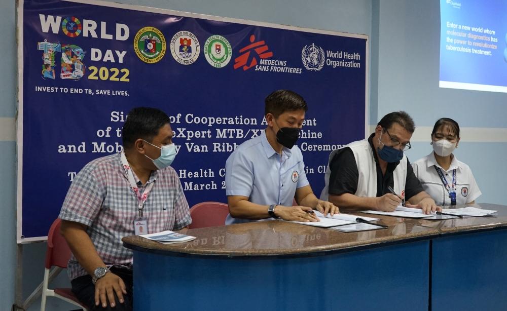 Signing of cooperation agreement beftween MSF and MHD Philippines 2022