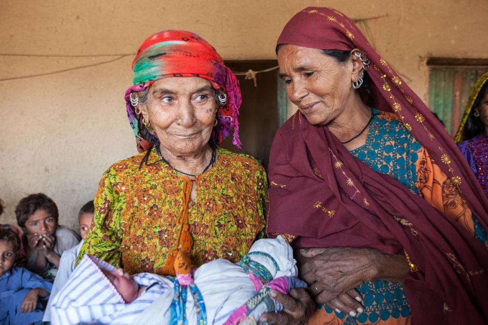 Gulshan’s baby is brought home to doting grandmothers. The family has lots of plans for the baby.