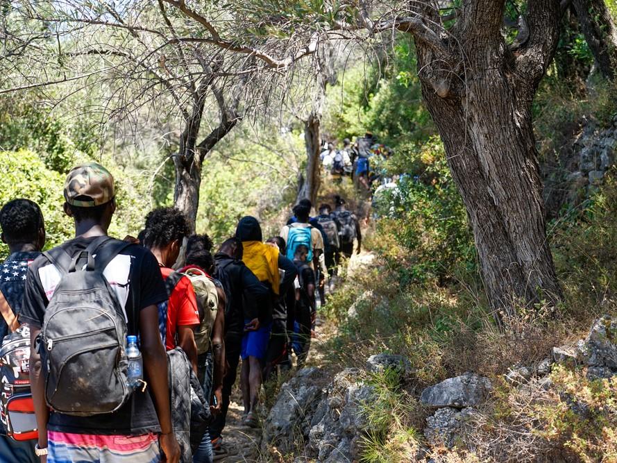 Emergency Medical Aid (EMA) for new arrivals in Samos, Greece