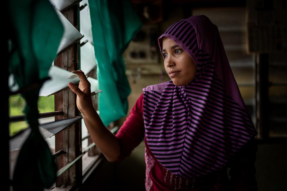Rashida, 22 years old, was born in Rakhine state, Myanmar.
