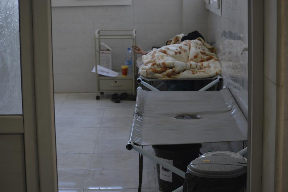 MSF-supported cholera treatment centre in Raqqa, northeast Syria. 03 November 2022.© Azad Mourad/MSF