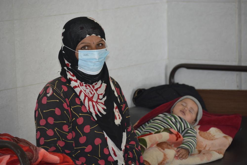 Dalal and her son were treated at the new MSF-supported cholera treatment centre in Raqqa, northeast Syria.03 November 2022. © Azad Mourad/MSF