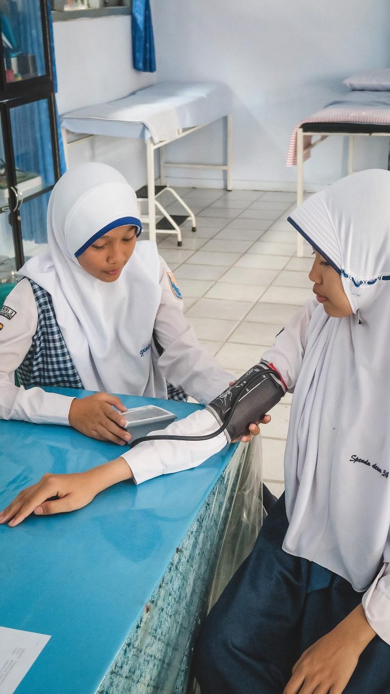 Adolescent Health project activities in school