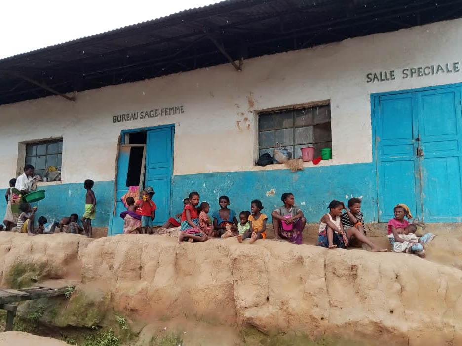People waiting for medical consultations in Ifanirea health center. Madagascar, 2023. © MSF