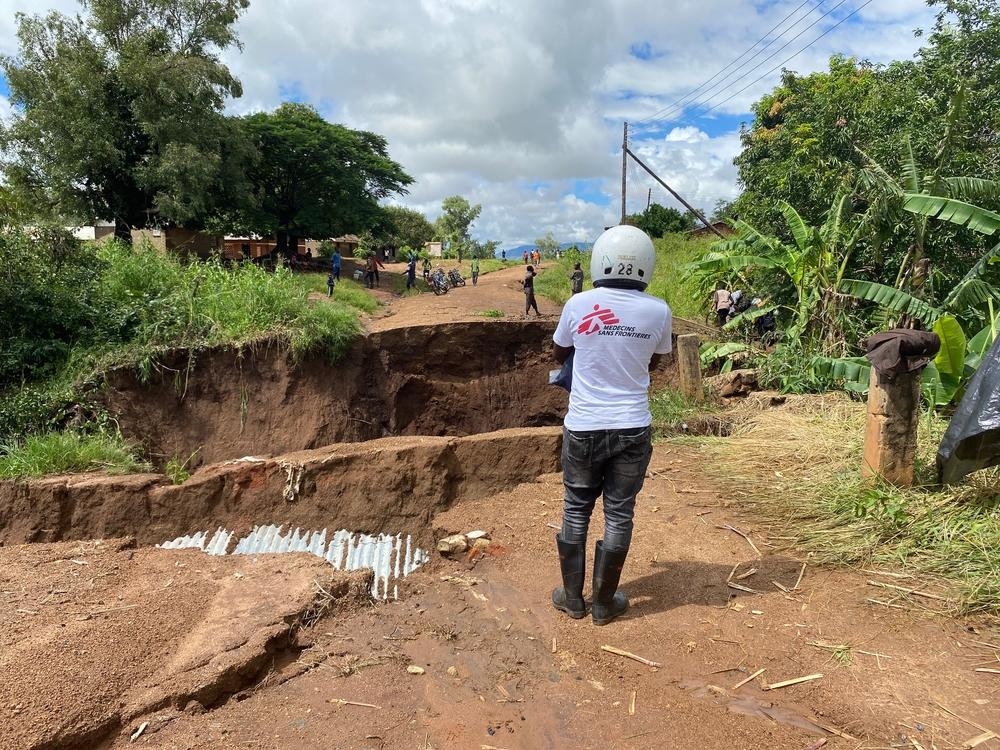 Cyclone Freddy in Nkhulambe, Phalombe District, Malawi