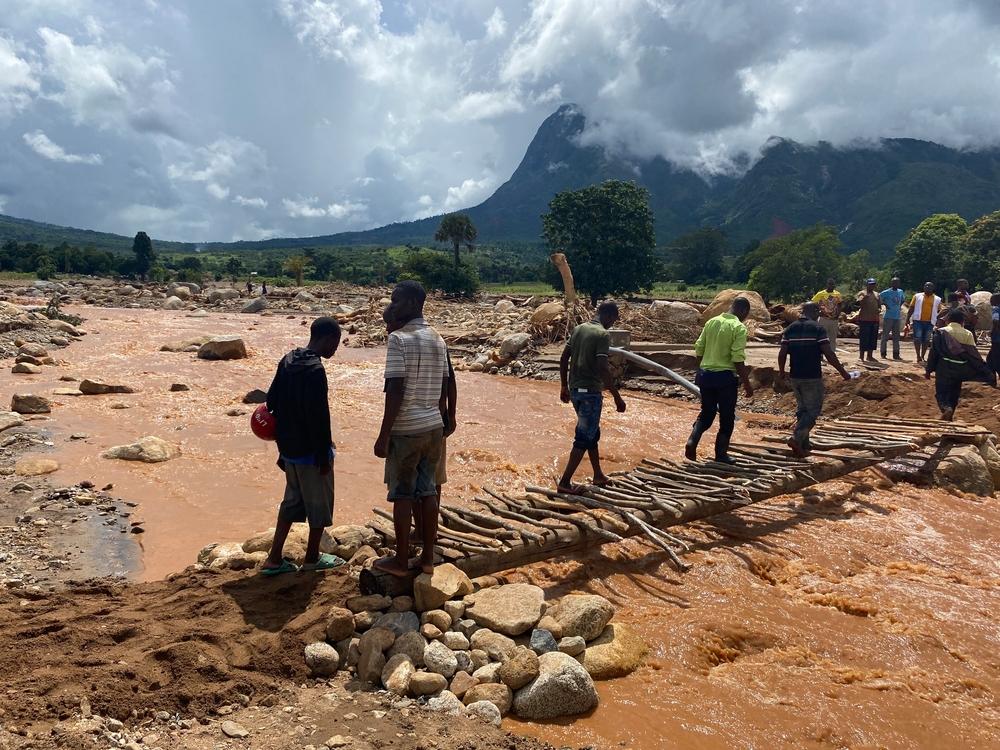 Cyclone Freddy in Nkhulambe, Phalombe District, Malawi