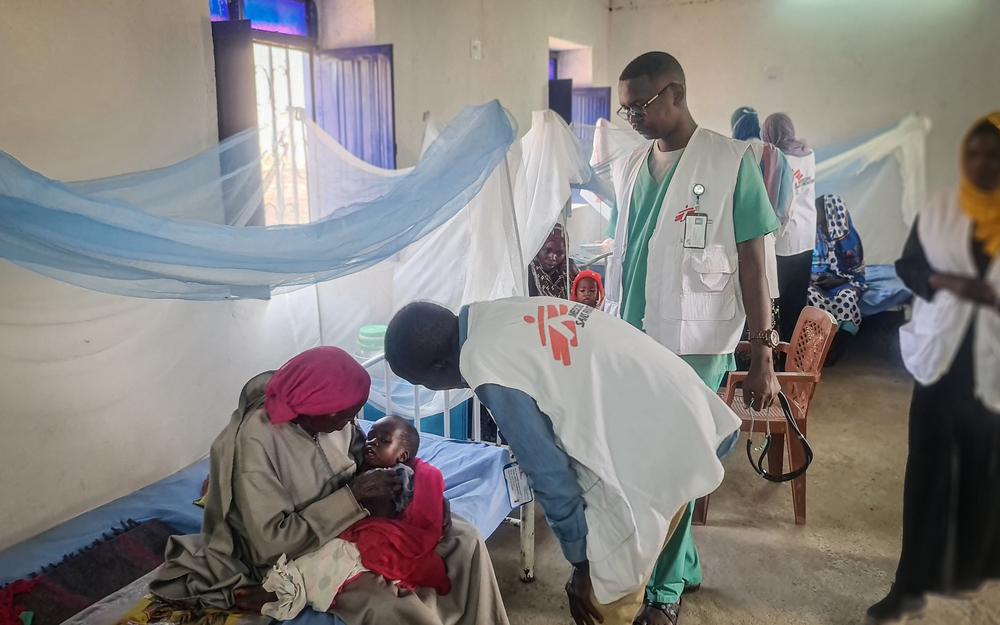 MSF built new ER, maternity, paediatric wards, and observation room and ITFC ate the only secondary healthcare facility in the locality in north Jebel Marra, patients were moved there in late March early April 2023. Sudan, May 2023. © MSF