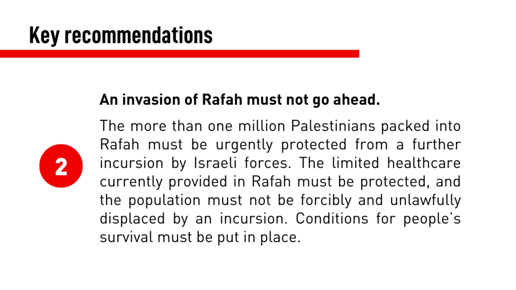 Gaza's silent killings report recommendations 