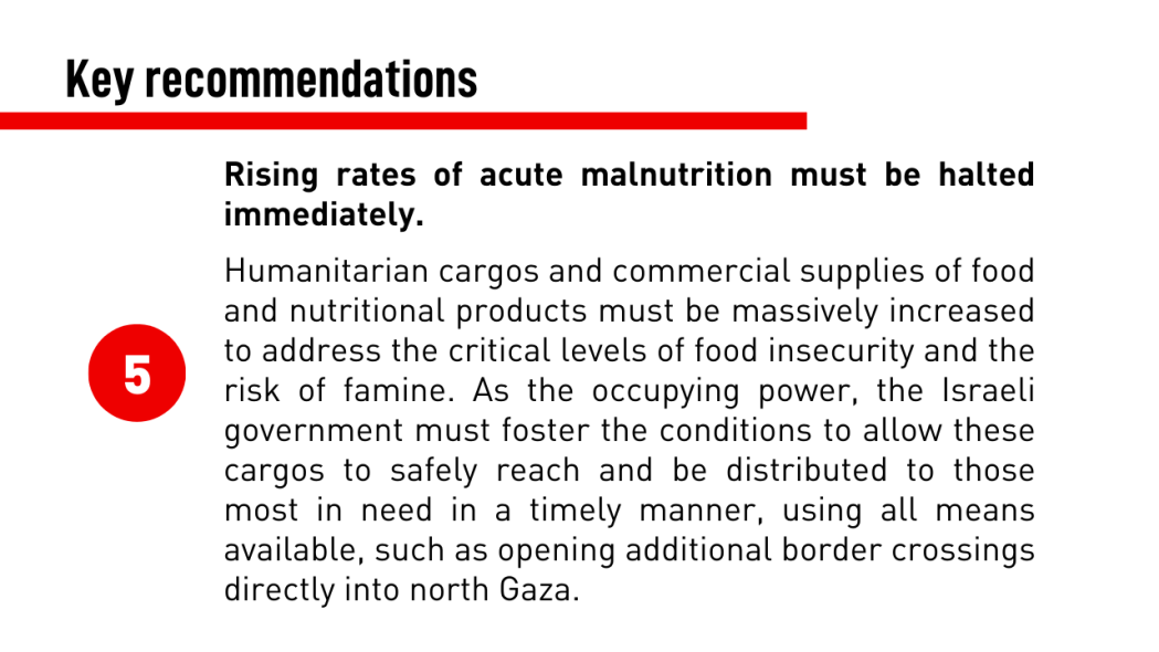 Gaza's silent killings report recommendations 