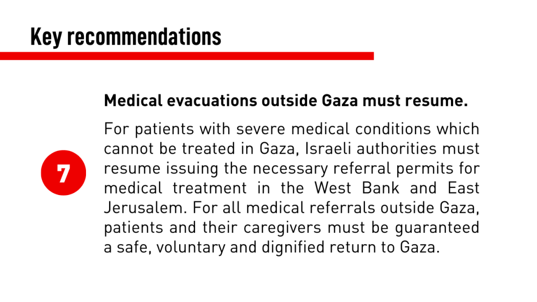Gaza's silent killings report recommendations 