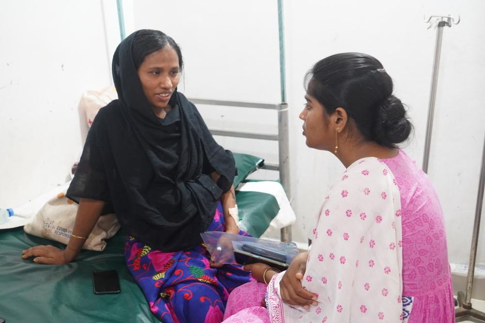 Tayaba, and I am from Modhurchorra. Bangladesh, 01 April 2024 © MSF/Farah Tanjee