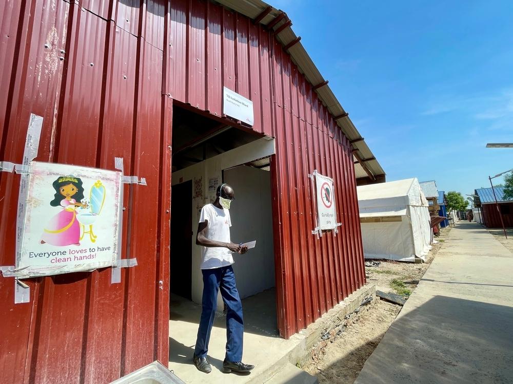 View of the TB isolation ward inside MSF hospital in Leer, Unity State, South Sudan.