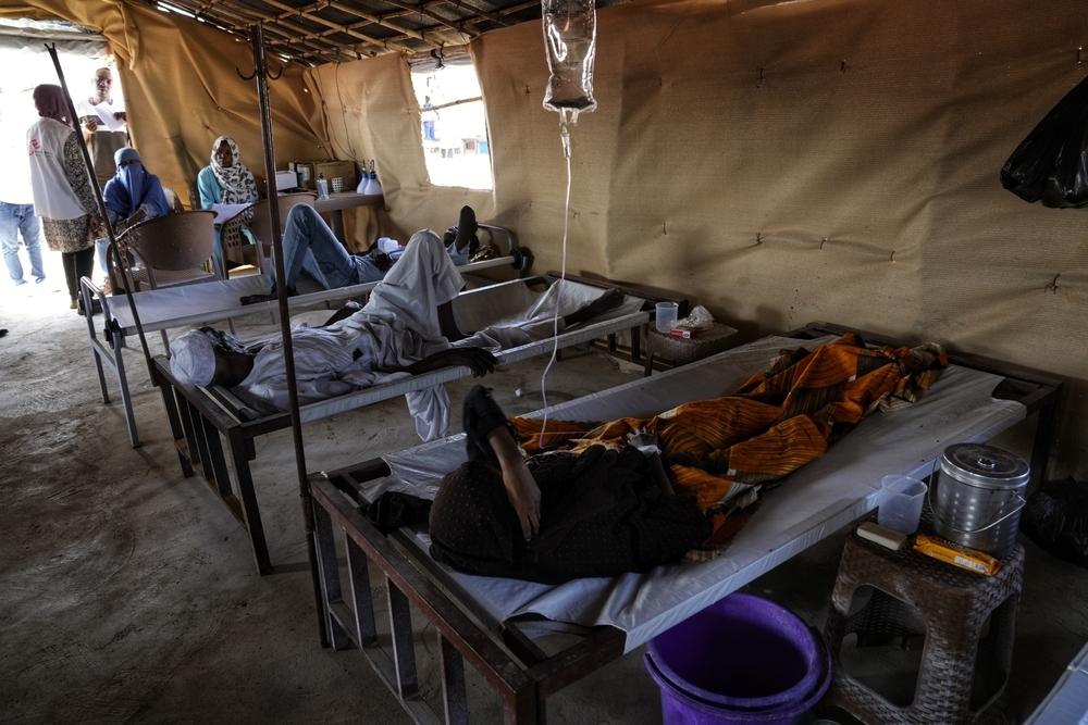 Inside the cholera treatment unit in El Gedaref. Sudan, November 2024. © Faiz Abubakr