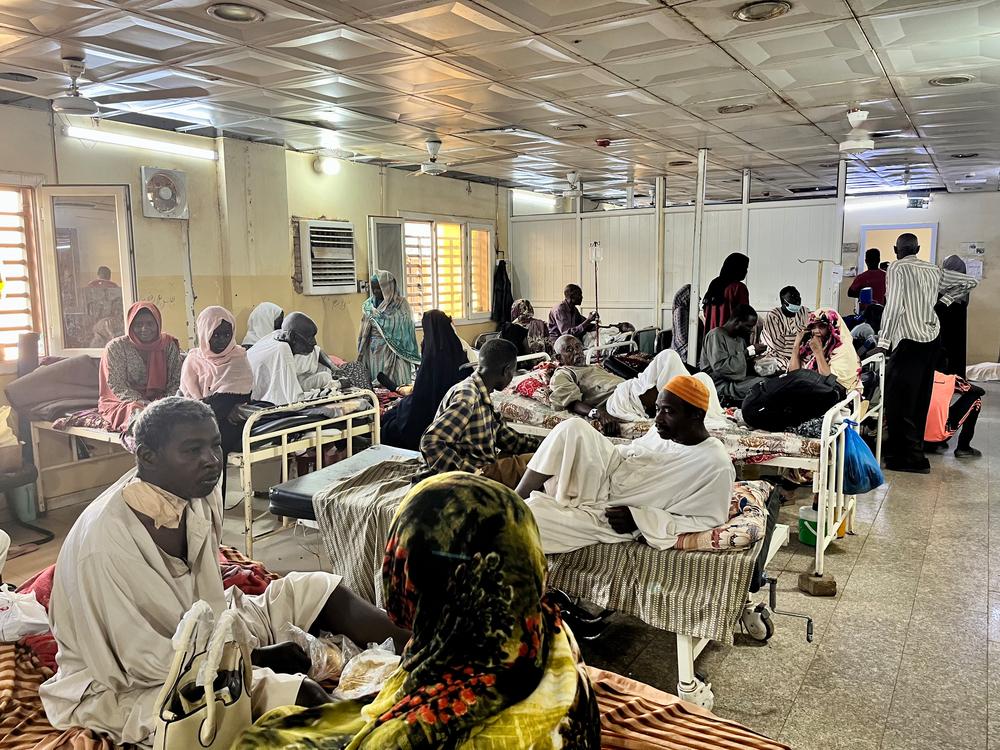Emergency room at Al Nao hospital, supported by MSF in Omdurman, Khartoum state.