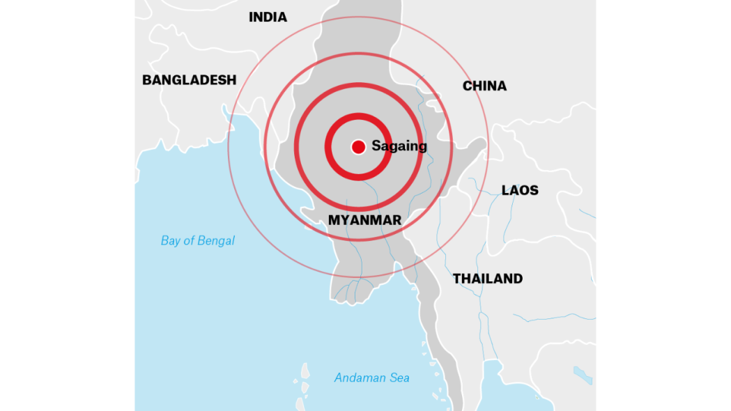 myanmar earthquake epicenter