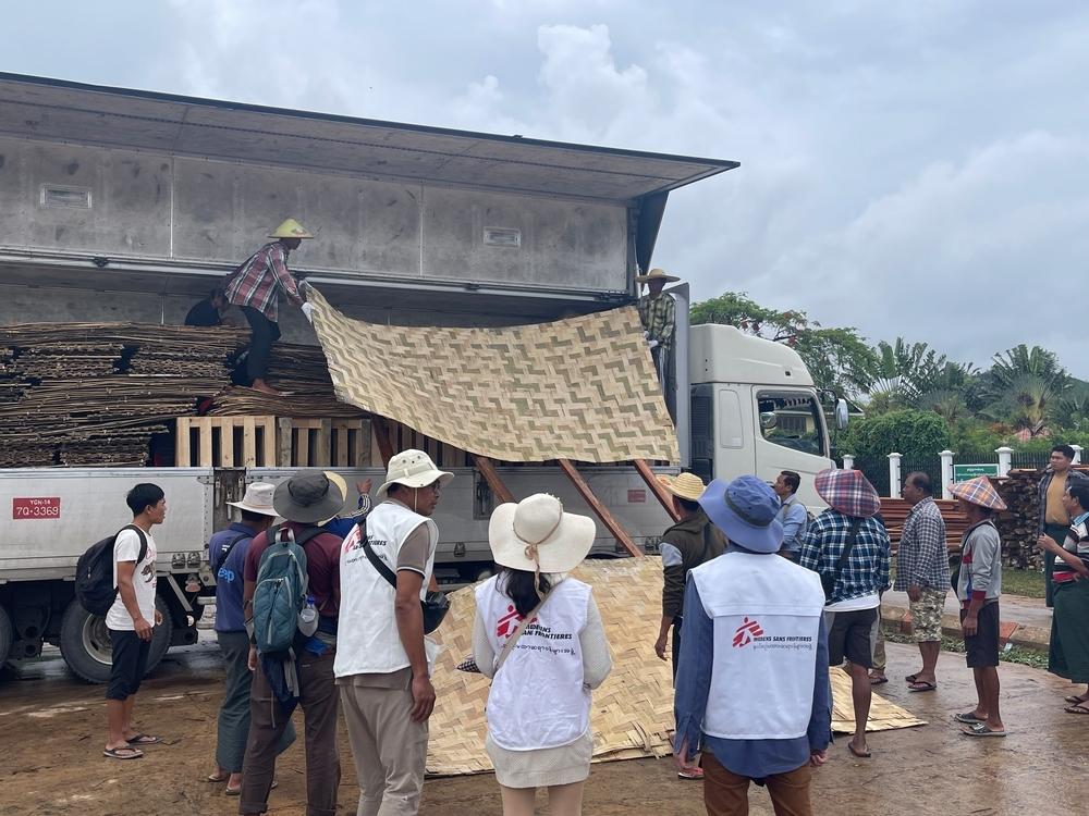 Bamboo panels for shelters