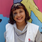MSF staff Stephanie Amalia