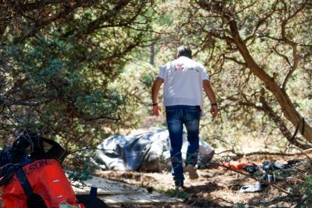 Doctors Without Borders provides support to more than 570 people arriving on Samos Island 