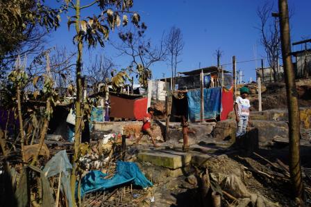 Never-Ending Challenges: Rohingya Refugees Begin to Rebuild after Fire