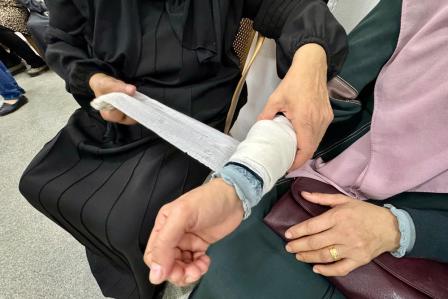 West Bank: Treating open wounds in Tulkarem